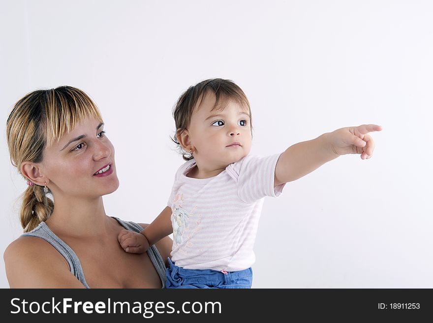 Portrait Of A Beautiful Happy Mother