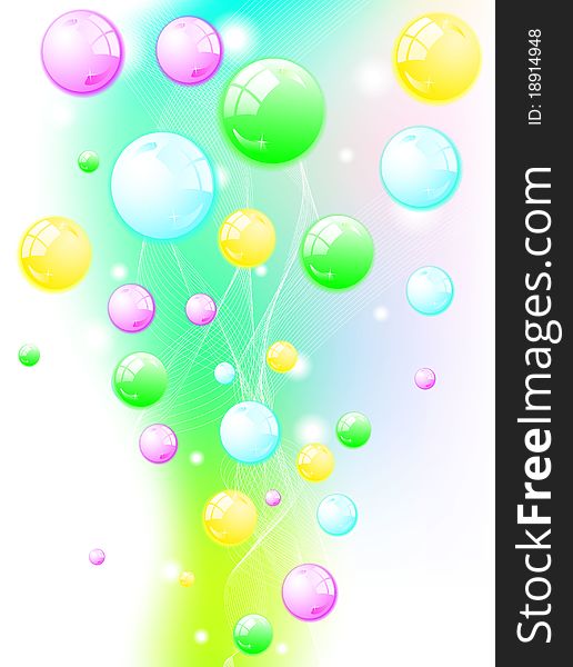 Abstract vector colorful background
