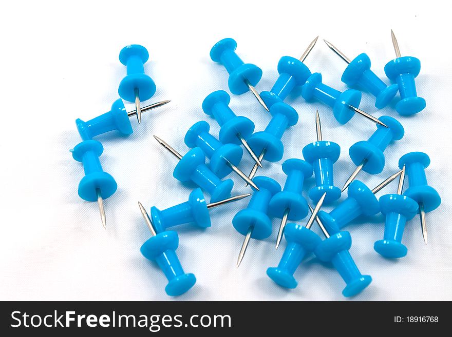 Thumbtack isolated on a white background. Thumbtack isolated on a white background