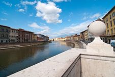 Lungarni, Pisa Stock Photo