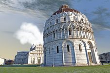 Piazza Dei Miracoli, Pisa, Italy Royalty Free Stock Images