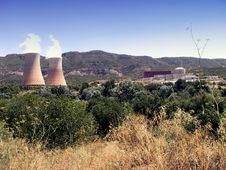 Nuclear Power Plant In Operation Royalty Free Stock Image Nuclear Power Plant In Operation Royalty Free Stock Image