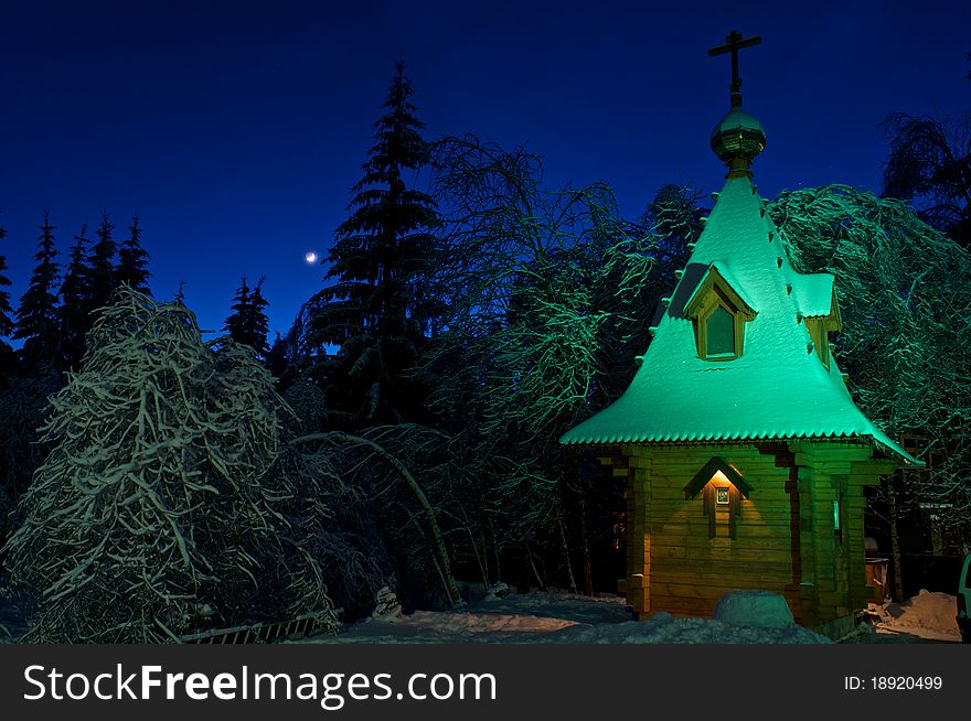 Night church, Moscow, Russia - 2010