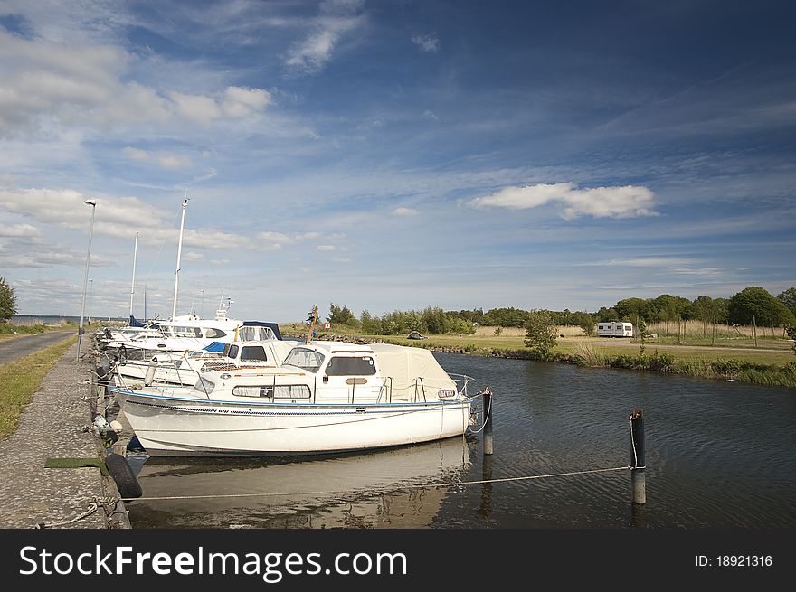 Norje yacht and caters harbor- Norje is a small village in southern Sweden, Europe