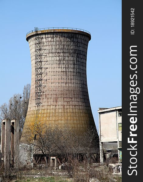 Old abandoned furnace in romania. Old abandoned furnace in romania