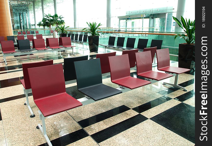 Empty Seats in Lobby