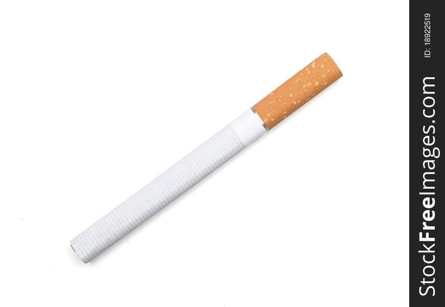 Cigarette isolated on white background