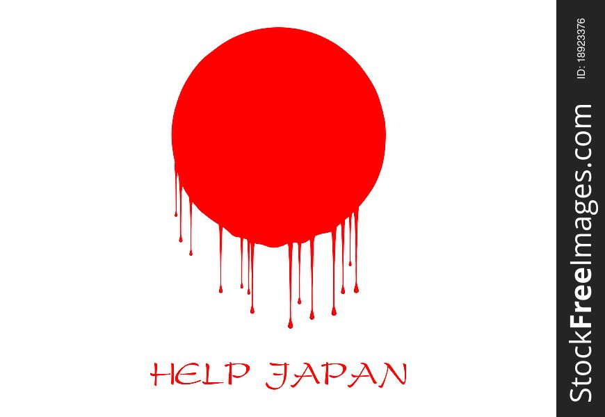Illustration abot the earthquake in Japan. Illustration abot the earthquake in Japan