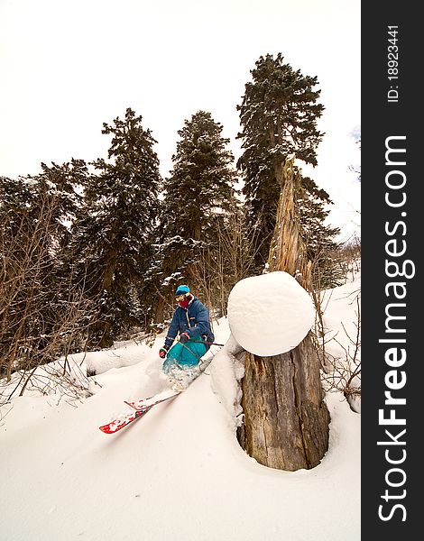 Freerider in the forest in Georgia