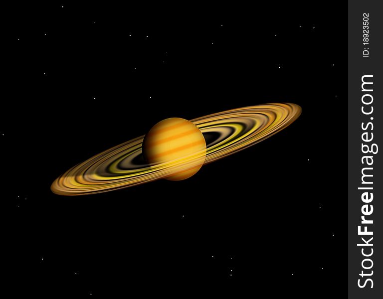 Planet with rings