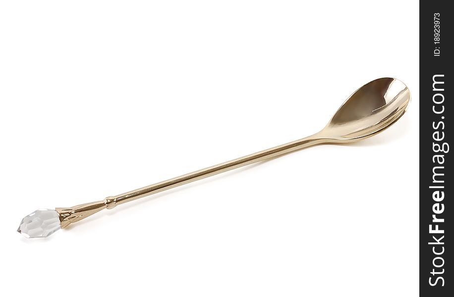 Souvenir Spoon With A Stone