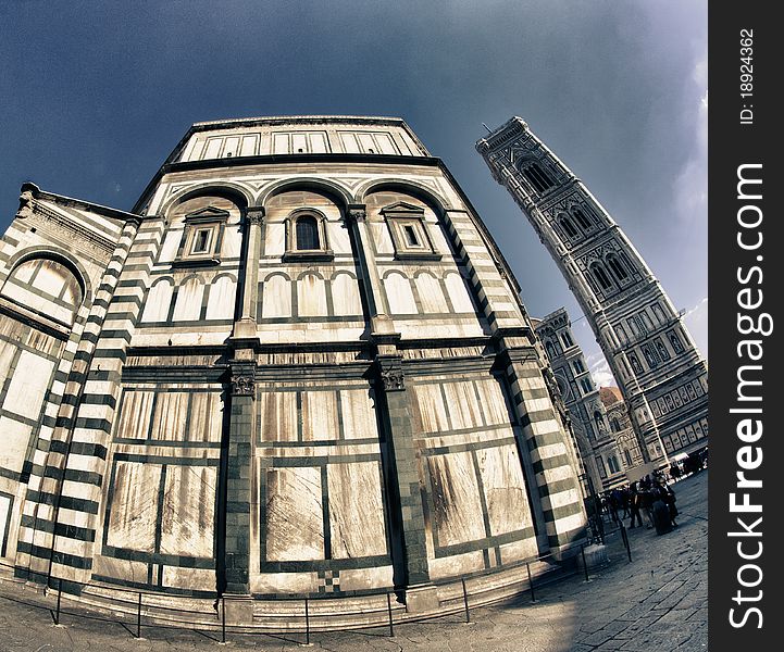 Architectural Detail of Piazza del Duomo, Firenze