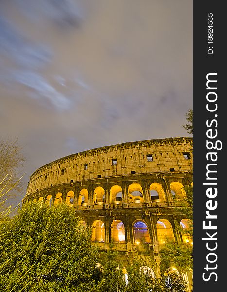 Colosseum at Night, Rome