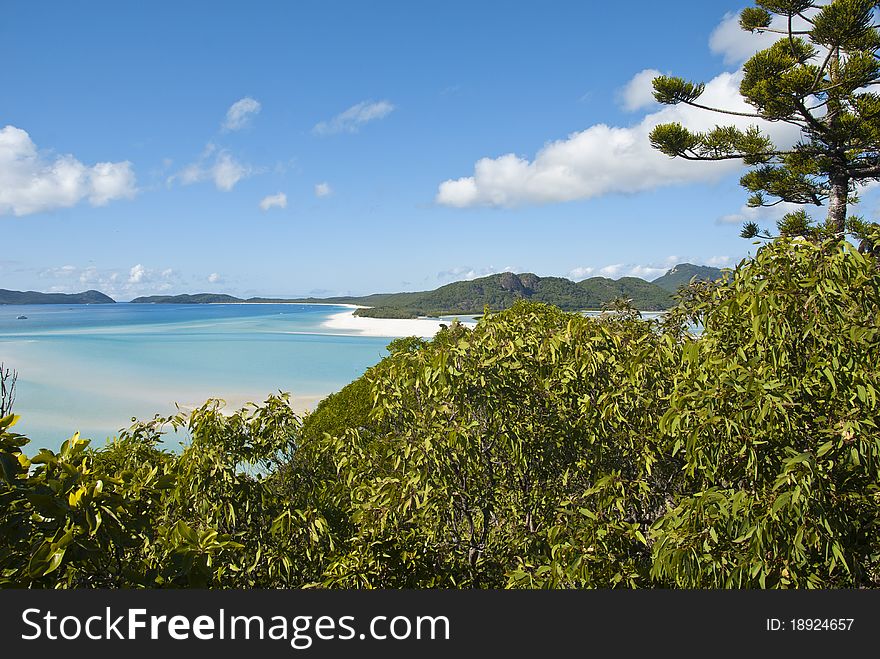 Whitehaven Beach in the Whitsundays Archipelago, Queensland, Australia. Whitehaven Beach in the Whitsundays Archipelago, Queensland, Australia