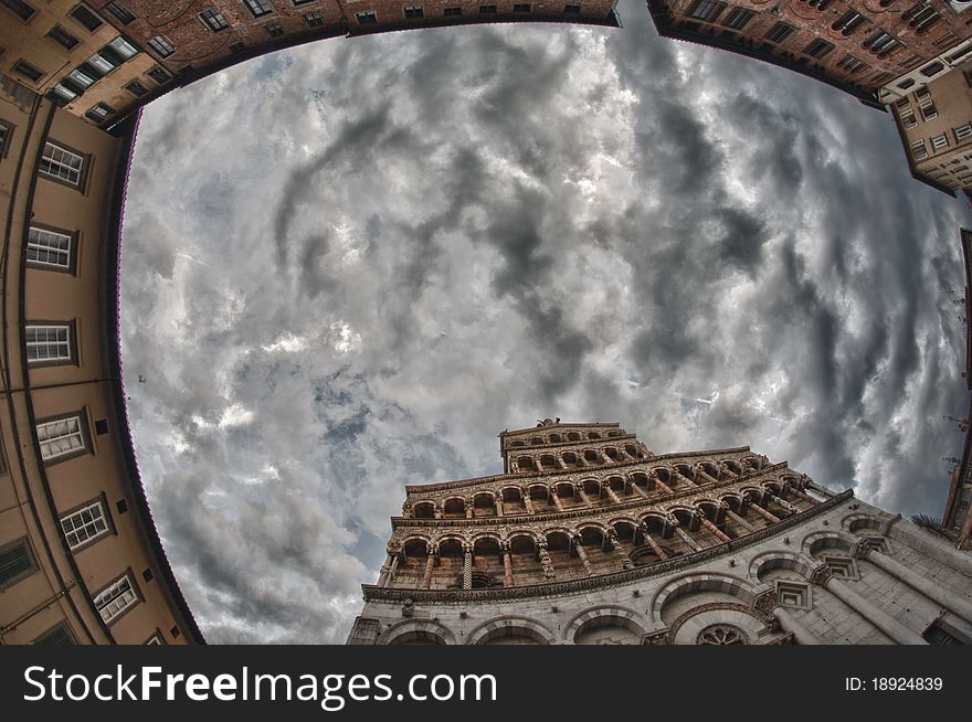 Downtown Of Lucca, Italy