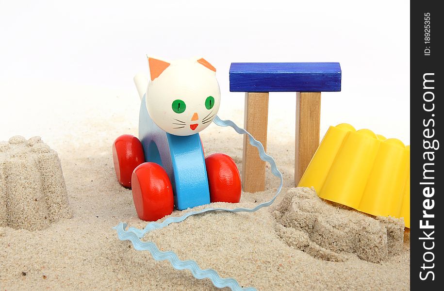 Children's toys for the game in the sand. Children's toys for the game in the sand