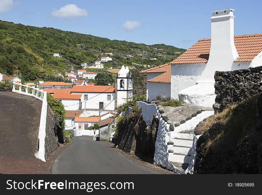 Traditional village of Ribeiras, Pico island, Azores
