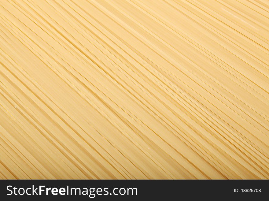 Closeup background made of raw pasta