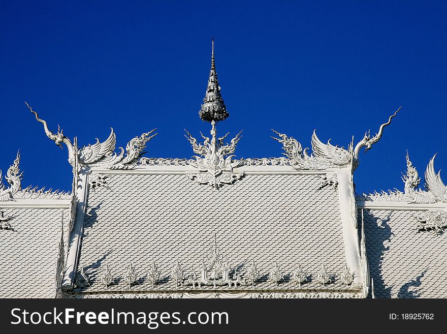 Wat Rong Khun temple in the north of Thailand