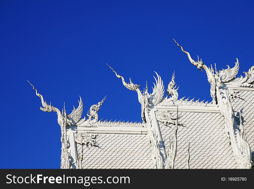 Wat Rong Khun Temple In The North Of Thailand