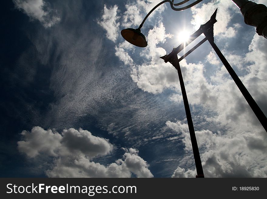 Big swing is one of landmarks in Bangkok. Big swing is one of landmarks in Bangkok