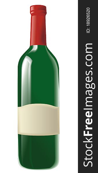 Green Wine Bottle