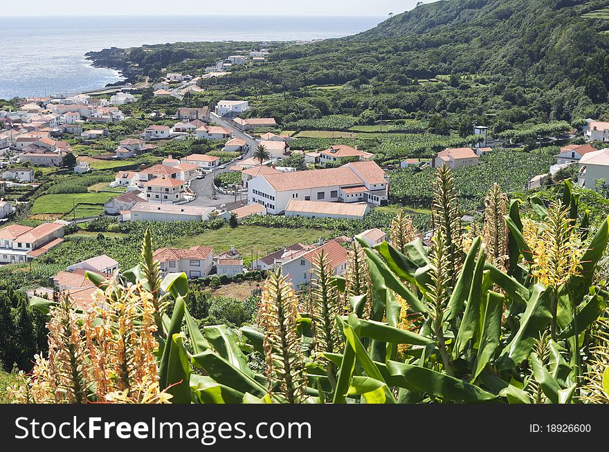 Small village of Ribeiras in Pico island, Azores. Small village of Ribeiras in Pico island, Azores