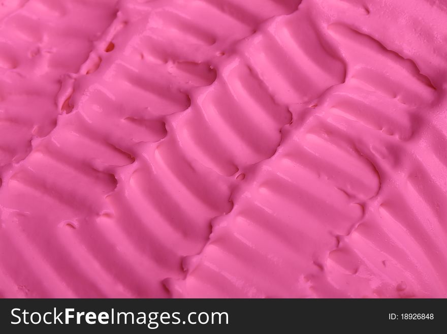 Ice-cream texture: strawberry, raspberries, cherry. Appetizing ice-cream background