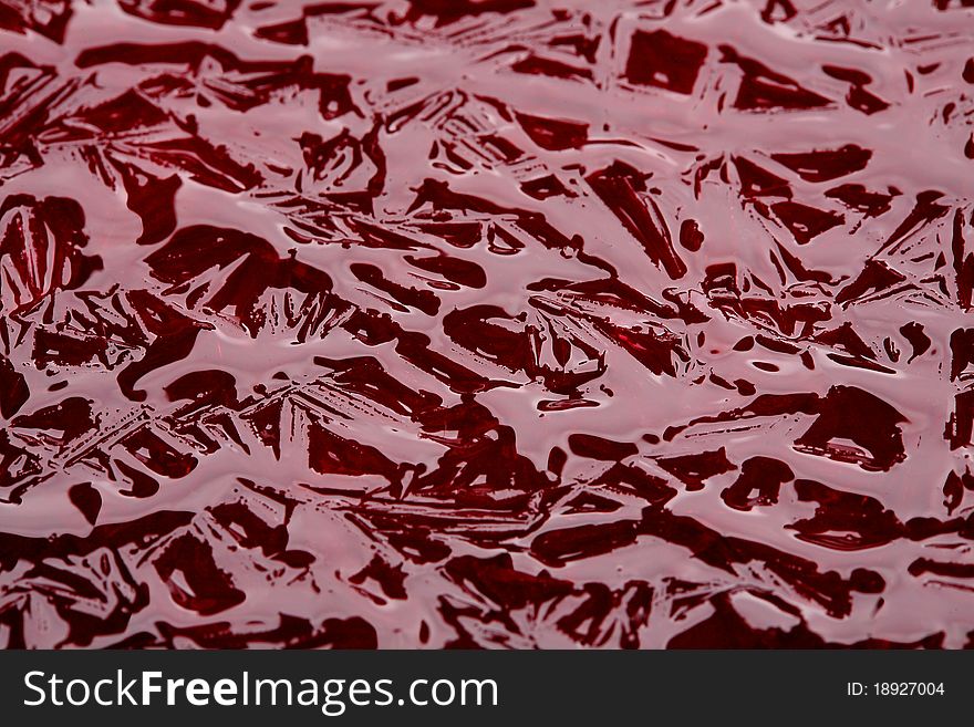 Ice-cream texture: strawberry, raspberries, cherry. Appetizing ice-cream background