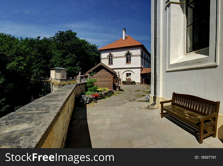 Valdstejn Castle in the beautiful area Czech Paradise (Czech Republic)