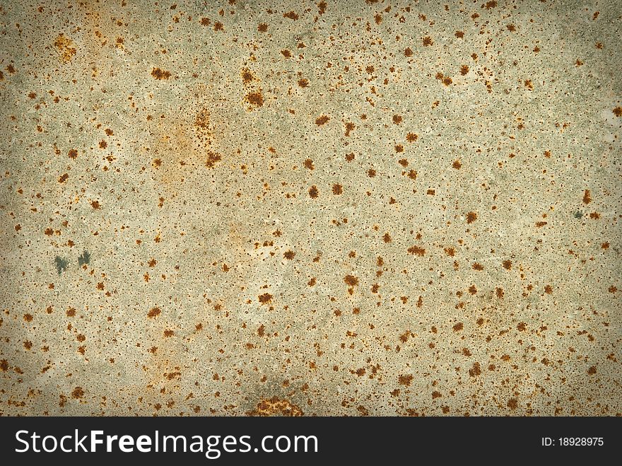 Close up of rusty metallic surface
