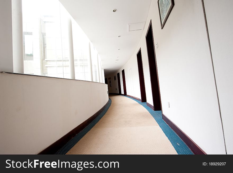 A bright and spacious corridors