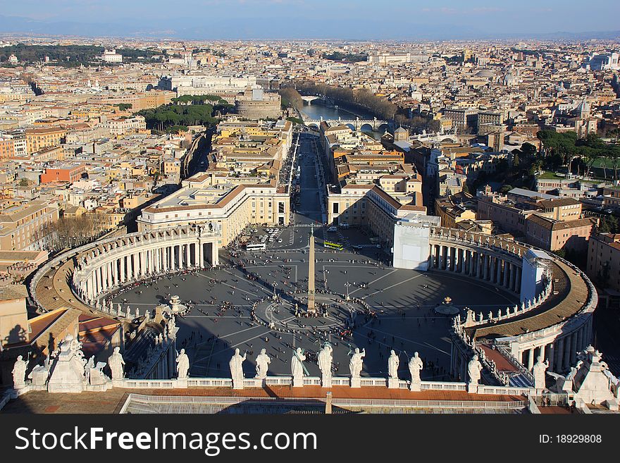 Vatican, Saint Peter square