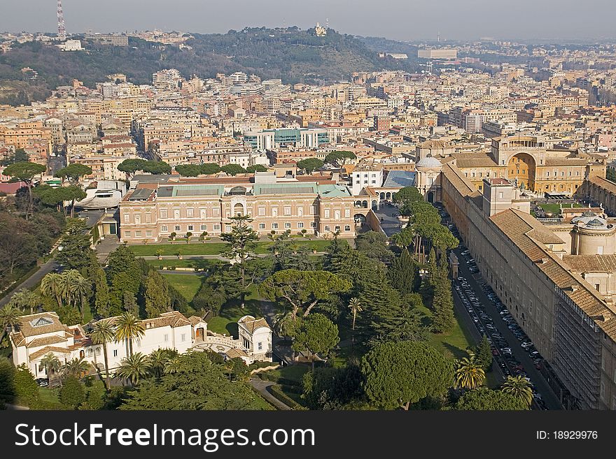 Centre of Rome Italy january summer day. Centre of Rome Italy january summer day