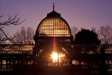 Palacio De Cristal In Retiro City Park, Madrid Stock Photos Palacio De Cristal In Retiro City Park, Madrid Stock Photos