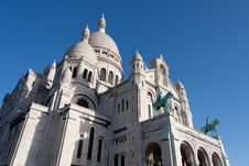 Sacre Coeur, Montmartre. Paris. Royalty Free Stock Photo Sacre Coeur, Montmartre. Paris. Royalty Free Stock Photo