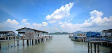 Fishing Village Royalty Free Stock Photography Fishing Village Royalty Free Stock Photography