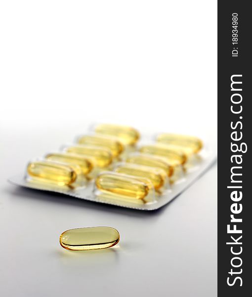 Yellow Gel Pill