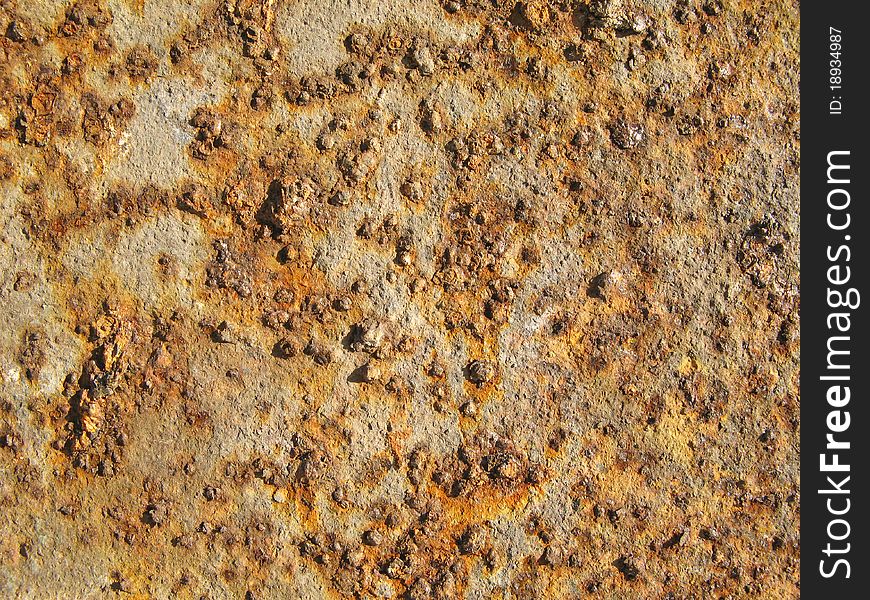Rust brown old metal texture. Rust brown old metal texture