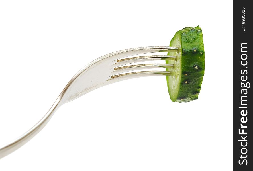 Cucumber On Fork