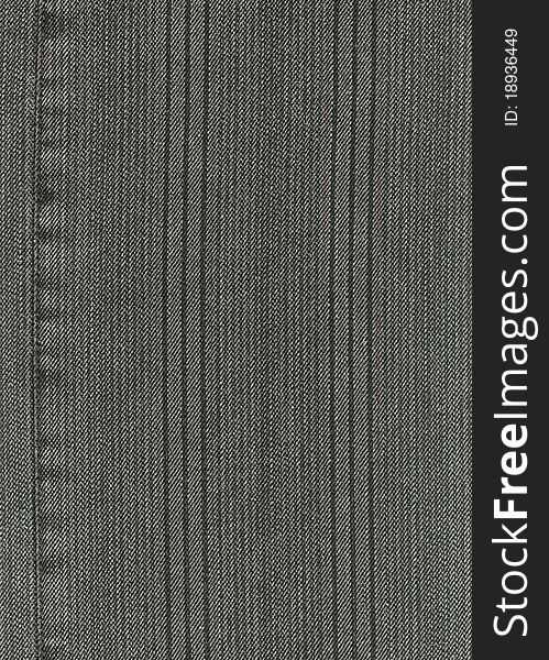 Texture - closeup of grey stripped denim. Texture - closeup of grey stripped denim