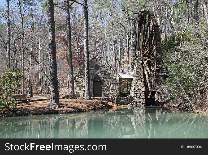 Historic 1930 Mill at Berry College - Floyd County, Georgia. Historic 1930 Mill at Berry College - Floyd County, Georgia