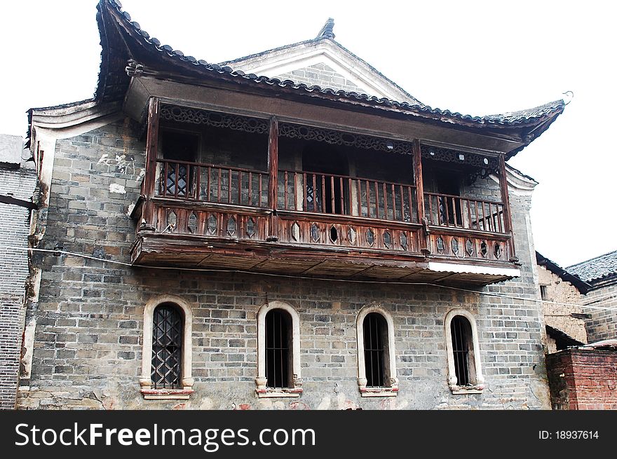 Landscape of a typical Chinese ancient building