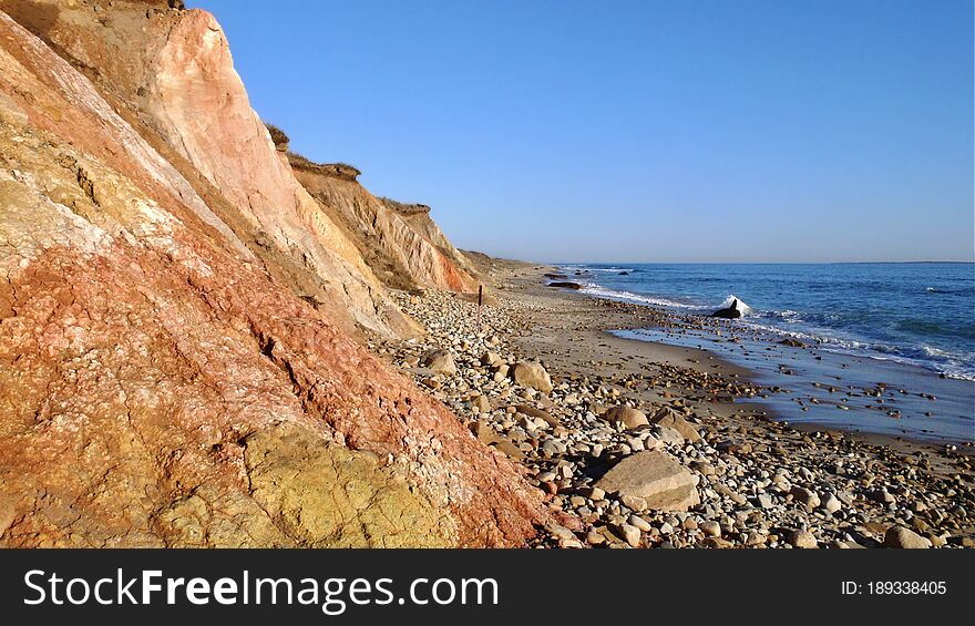 Cliffs At Aquinnah, Martha`s Vineyard