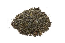Green Tea Leaves Isolated Stock Image Green Tea Leaves Isolated Stock Image