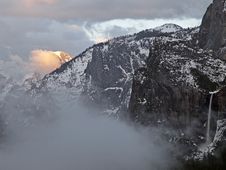 Half Dome On Fire Stock Photography Half Dome On Fire Stock Photography