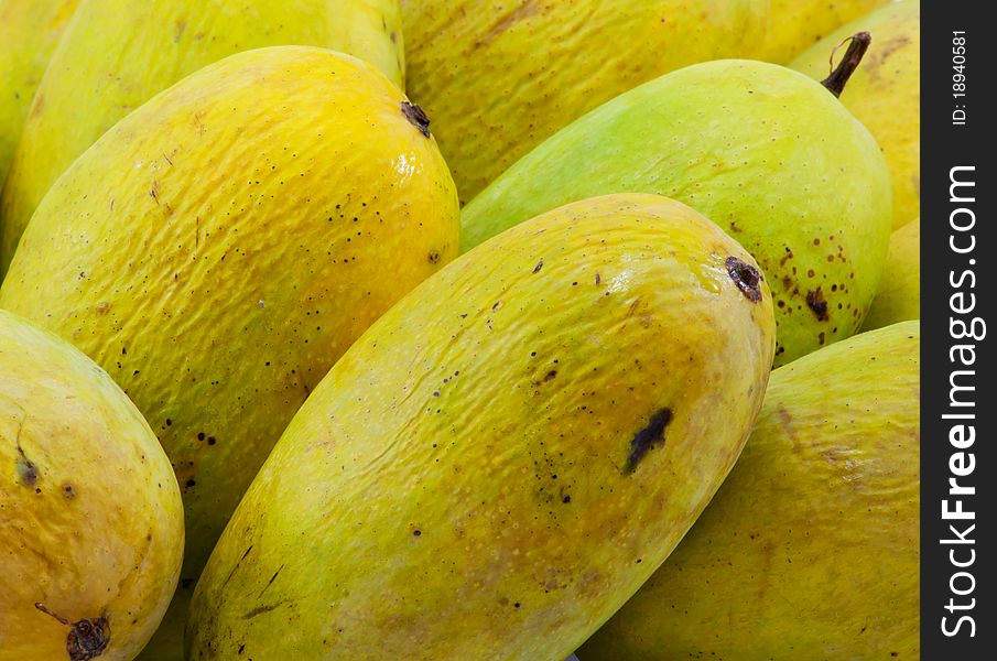 Ripe mango fruit of Thailand. Ripe mango fruit of Thailand