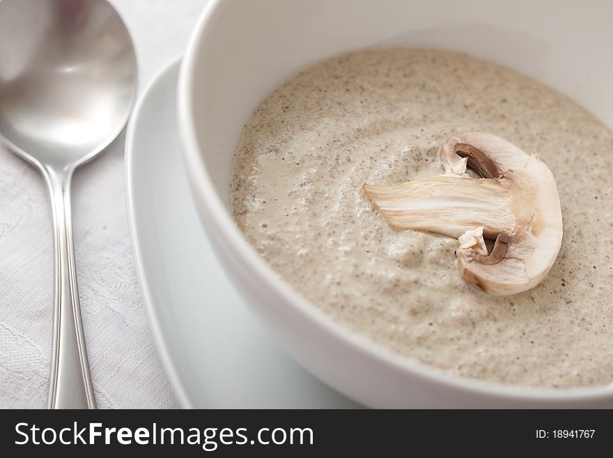 Bowl Of Mushroom Soup