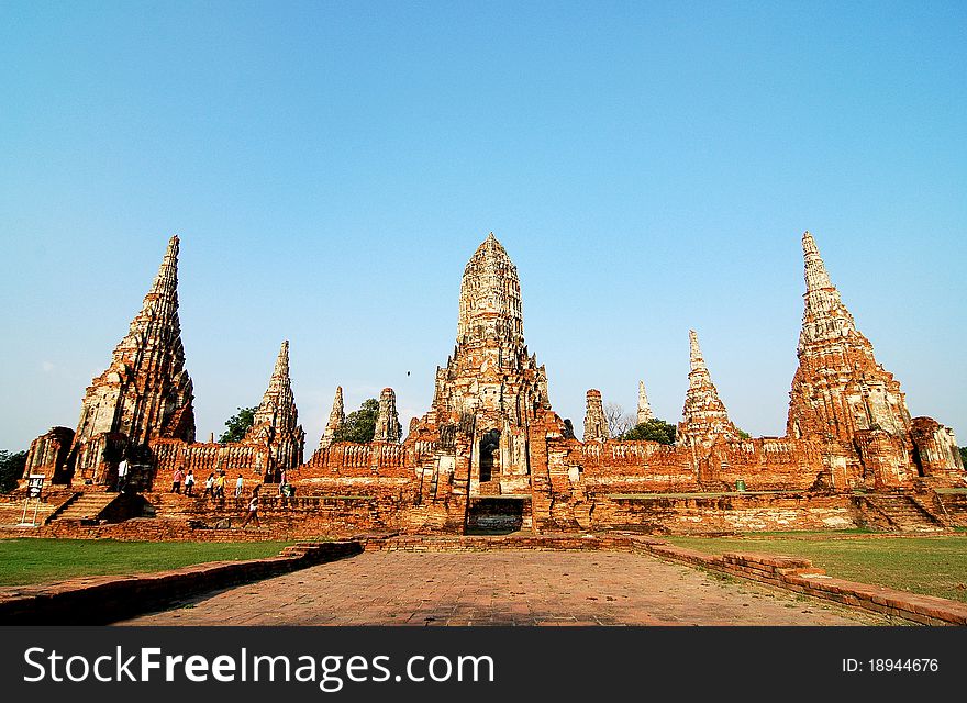 An Ancient Architecture of Thailand in Ayutthaya Period. An Ancient Architecture of Thailand in Ayutthaya Period.