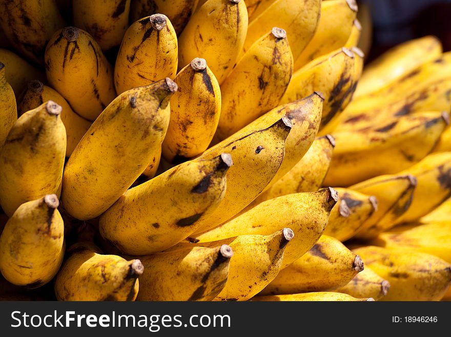 Small bananas grapes from Bali